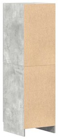 Ντουλάπι κουζίνας Σκυρόδεμα Γκρι 38x41,5x131,5 cm - Γκρι