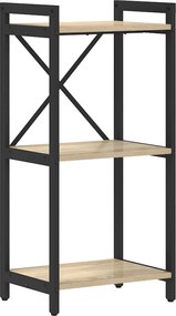 vidaXL Ράφι Βιβλίων Δρύς Sonoma 40 x 30 x 85 εκ Επεξεργασμένο ξύλο