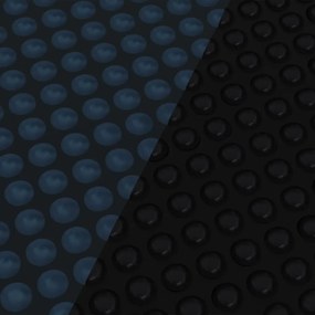 Κάλυμμα Πισίνας Ηλιακό Μαύρο/Μπλε 1000x500 εκ. Πολυαιθυλένιο - Μαύρο