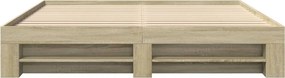 vidaXL Πλαίσιο κρεβατιού χωρίς στρώμα 180x200 εκ. Επεξεργασμένο Ξύλο