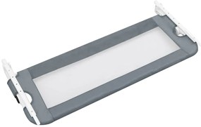 vidaXL Μπάρα Κρεβατιού Προστατευτική Γκρι 102 x 42 εκ. από Πολυεστέρα