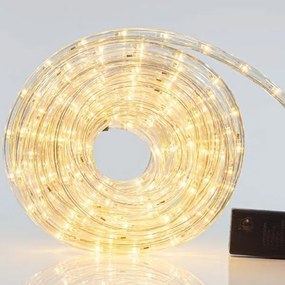 Eurolamp Φωτοσωλήνας LED Μονοκάναλος Θερμό Λευκό Με Πρόγραμμα 10m Με 24 LED Ανά Μέτρο IP44 600-22123