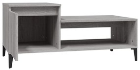 vidaXL Τραπεζάκι Σαλονιού Γκρι Sonoma 100x50x45 εκ. Επεξεργασμένο Ξύλο