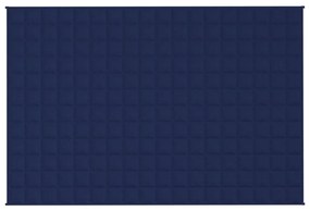 vidaXL Κουβέρτα Βαρύτητας Μπλε 122 x 183 εκ. 9 κ. Υφασμάτινη
