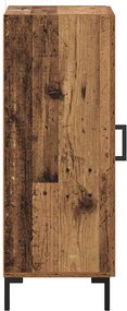vidaXL Πλαϊνό γραφείο Olden Παλιό Ξύλο 34,5 x 34 x 90 εκ.