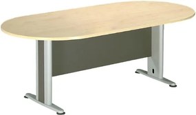 ΣΥΝΕΔΡΙΟΥ Τραπέζι Οβάλ Απόχρωση Dark Grey - Beech   1τμχ