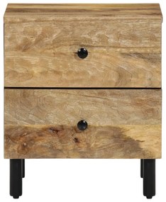 vidaXL Κομοδίνα 2 τεμ. 40 x 33 x 46 εκ. από Μασίφ Ξύλο Μάνγκο