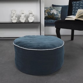 Πουφ Today  Pouf coton 45/20 HOTEL TROPIK paon