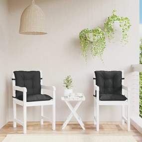 vidaXL Σετ Μαξιλαριών για Χαμηλή Πολυθρόνα 2 τμχ. Πολυεστέρας
