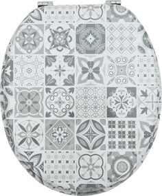 vidaXL Λεκάνη Γκρι 44 x 38 εκ. Πίνακας MDF