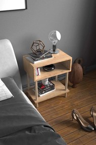 Κομοδίνο Sapphire Δρυς LIEL 45x30x60