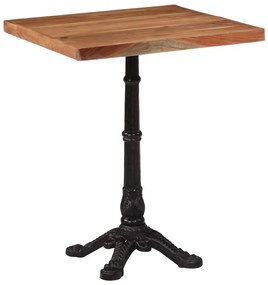 vidaXL Τραπέζι Bistro 60 x 60 x 76 εκ. από Μασίφ Ξύλο Ακακίας