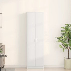 vidaXL ντουλάπα Λευκή 55x25x189 εκ. από επεξεργασμένο ξύλο