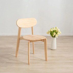 Καρέκλα Nextdeco Natural μασίφ ξύλο Y75,5x44x54εκ.