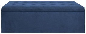 Ταμπουρέ με Αποθηκευτικό Χώρο 74 Fylliana Μπλέ 130x50x46 εκ. 130x50x46 εκ.