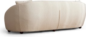 Τριθέσιος Καναπές Κρέμα LEDA BOMOL 94x230x75