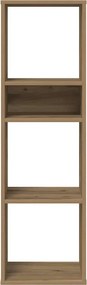vidaXL Βιβλιοθήκη Artisan Δρυς 34x31x112 εκ. Επεξεργασμένο Ξύλο