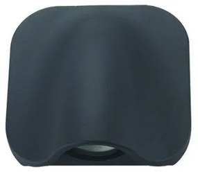 Απλίκα Φωτιστικό Τοίχου LED 9W IP54 3000K Σκούρο Γκρι E273 Zambelis-E273-Ανθρακί E273