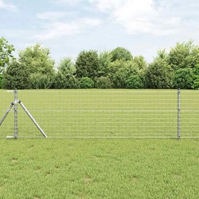 vidaXL Euro Fence 0.8x10 μ Γαλβανισμένος Χάλυβας