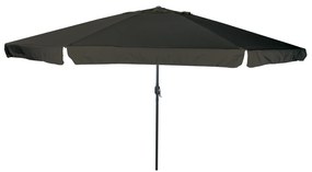 vidaXL Παράσολι Κήπου ø395 x 245 cm Μαύρο