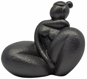 Διακοσμητική Φιγούρα 842933 17,5x15x16cm Black Mat Ankor Ceramic