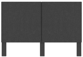 VidaXL Κεφαλάρι Σκούρο Γκρι 160 x 200 εκ. Υφασμάτινο