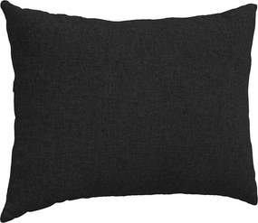 vidaXL Μαξιλάρι Καναπέ 2 pcs Μαύρο 70 x 50 cm ύφασμα