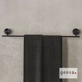 Geesa Opal 7207/60 Brushed Black - Πετσετοκρεμάστρα