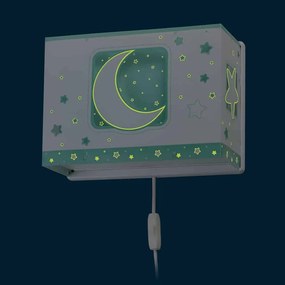 MoonLight Green απλίκα τοίχου διπλού τοιχώματος (63238[H])