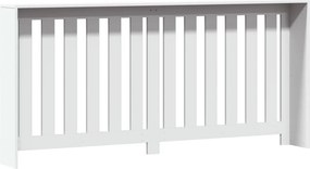vidaXL Καπάκι Καλοριφέρ Λευκό 175 x 20 x 82 cm Επεξεργασμένο Ξύλο