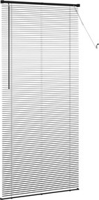 vidaXL Βενετσιάνικη Σκίαση Μαύρο 213 x 100 εκ 25 mm PVC