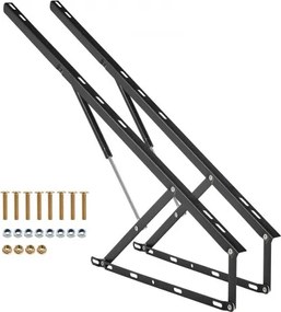 VEVOR Bed Lift 59x71 in Compatible Bed Size 154 lbs Load DIY Wall Bed Hardware