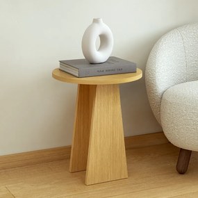 Τραπεζάκια βοηθητικά σετ 3 τμχ Como Megapap χρώμα oak