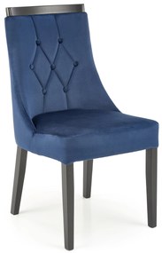 60-28128 ROYAL chair, black / dark blue Monolith 77, 1 Τεμάχιο