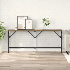 vidaXL Τραπέζι κονσόλας Παλαιό ξύλο 180 x 29 x 75 εκ