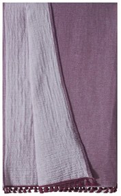 Πετσέτα Θαλάσσης - Παρεό Greta 42 Διπλής Όψης Purple Kentia Θαλάσσης 90x180cm 100% Βαμβάκι