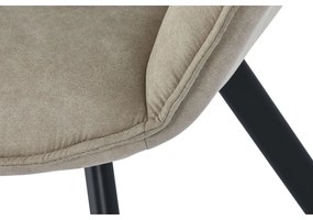 Καρέκλα DKD Home Decor Μαύρο Μπεζ 64 x 67 x 85 cm