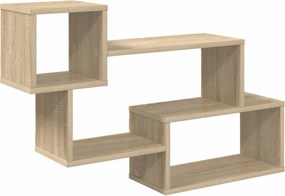 vidaXL Πλωτό ράφι Επιτοίχιο Sonoma Δρυς 87 x 20 x 55 εκ