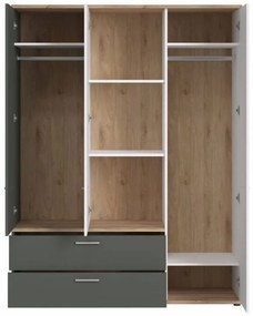 Ντουλάπα Newty τρίφυλλη 3D2S