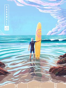 Εικονογράφηση Surf Cornwall, Mark Harrison