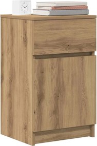 vidaXL Κομοδίνα 2 τεμ. τεχνίτης Δρυς 39x35x65 εκ. Επεξεργασμένο Ξύλο