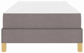 vidaXL Κρεβάτι με ελατήρια Ταμπά και Καφέ 90 x 200 cm