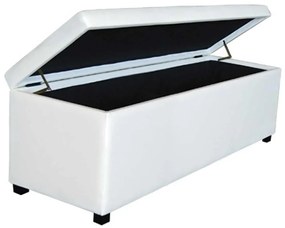 Σκαμπώ Denise Αποθ/κό 113x43 PU Εκρού