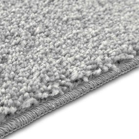 vidaXL Αντιολισθητικό μαξιλάρι μπάνιου Γκρι 50 x 80 cm PP