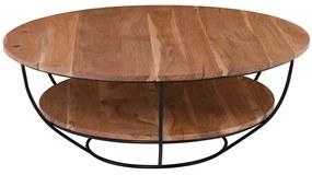 Τραπεζάκι Roy-W ΕΑ7075,W 90x35cm Natural-Black