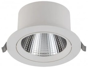 Χωνευτό Φωτιστικό Οροφής Downlight LED 15W Λευκό-Ασημί 4000Κ Egina 10556 Nowodvorski 10556 Λευκό-Ασημί