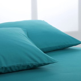 Ζεύγος Μαξιλαροθήκες (52x72) Silk Fashion Essential Πετρόλ