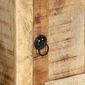 ντουλάπι τηλεόρασης vidaXL 105x46x32 cm μασίφ ξύλο ακατέργαστο μάνγκο