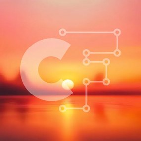 Intra Συλλεκτικό Ξύλινο Παζλ Plywood 4mm - Γαλήνιο ηλιοβασίλεμα πάνω από το νερό Σε Ξύλινο Κουτί - Διαστάσεις: 10x10 cm – 25 κομμάτια