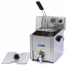 Deep Fryer - 8L - 1 Basket - with Drain Tap